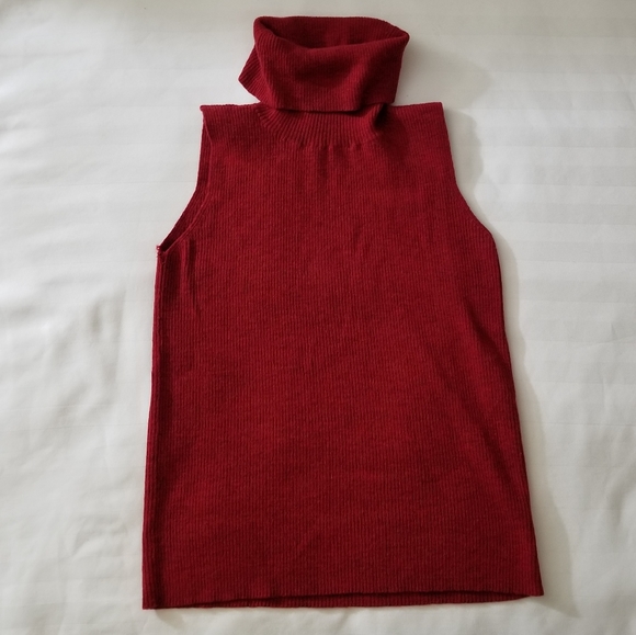 Eileen Fisher Sweaters - Eileen Fisher Knit SleevelessTurtleneck